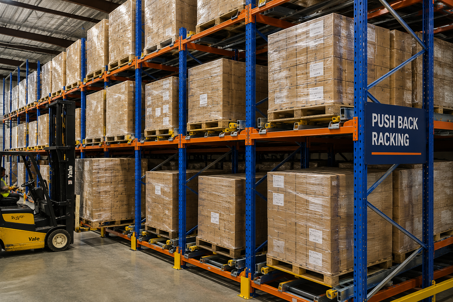 What Is Push Back Pallet Racking? - Complete Warehouse Solutions
